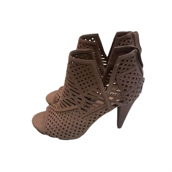 Vince Camuto peep toe booties - Picture 6 of 11